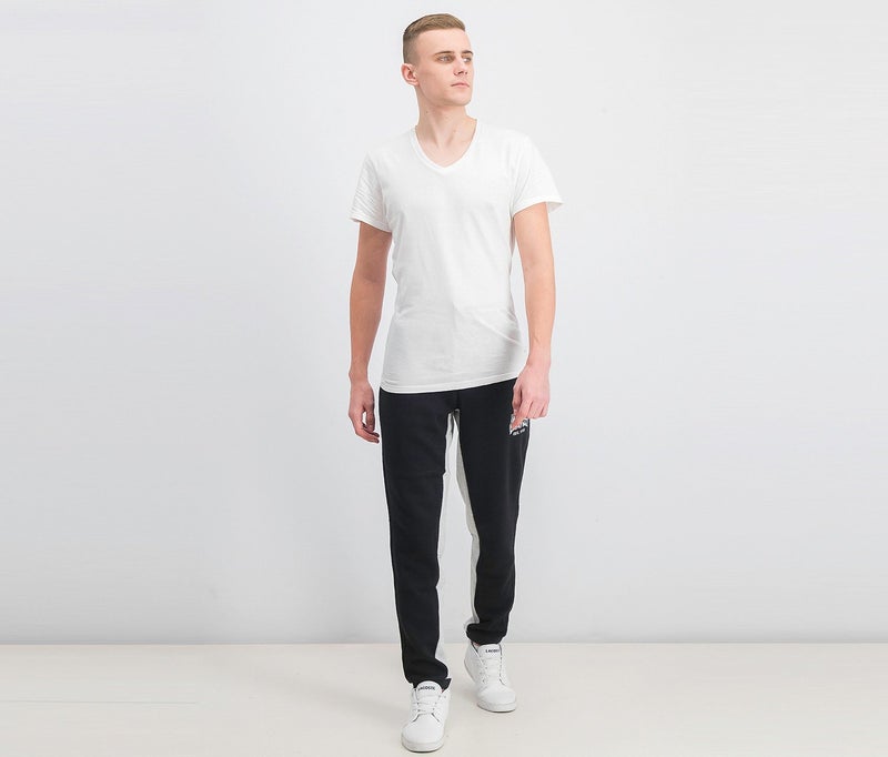 PUMA Men Press Sweat Pants, Black and Light Gray Heather - Image 2